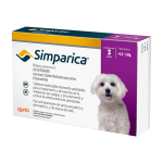 Simparica Para Perros 2,5 A 5 Kg 3 Comprimidos
