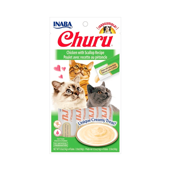 USA605A Churu Pollo Con Ostiones - 4 Tubos - Imagen 1