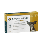Simparica Para Perros 1,3 A 2,5 Kg 3 Comprimidos
