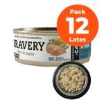 Bravery Para Gatos Pollo Y Arvejas Pack 12 Latas - Imagen 2