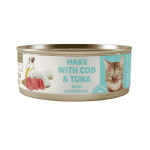 Amity Para Gato Esterilizado Merluza Bacalao Y Salmon Lata 80 Gr