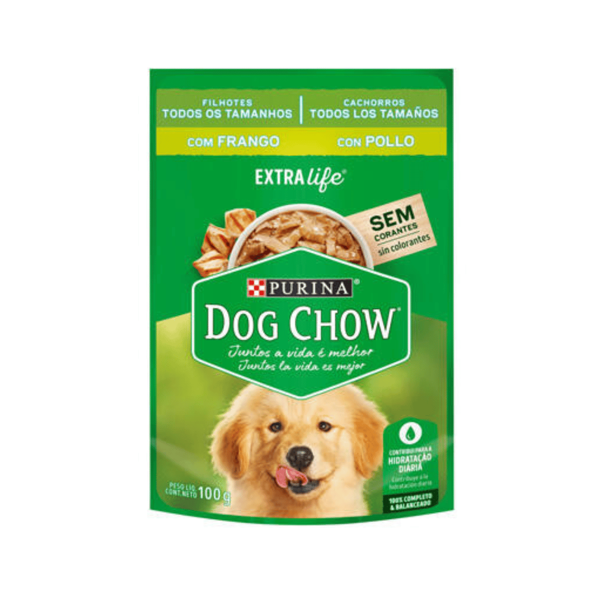 Diseño sin título (31) Dog Chow Cachorro Pollo Sobre 100 Gr - Imagen 1