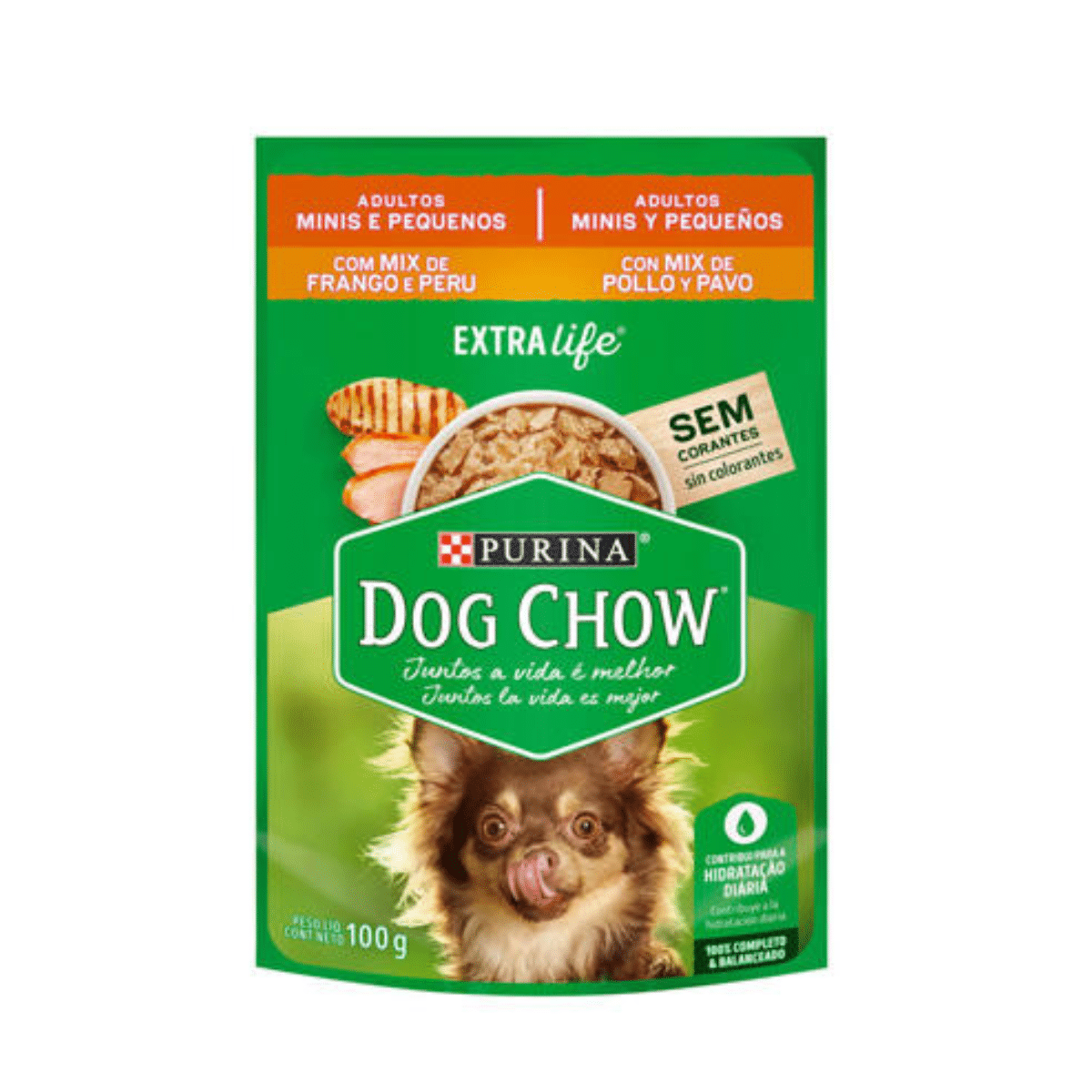Diseño sin título (32) Dog Chow Adulto Pequeño Mix Sobre 100 Gr - Imagen 1