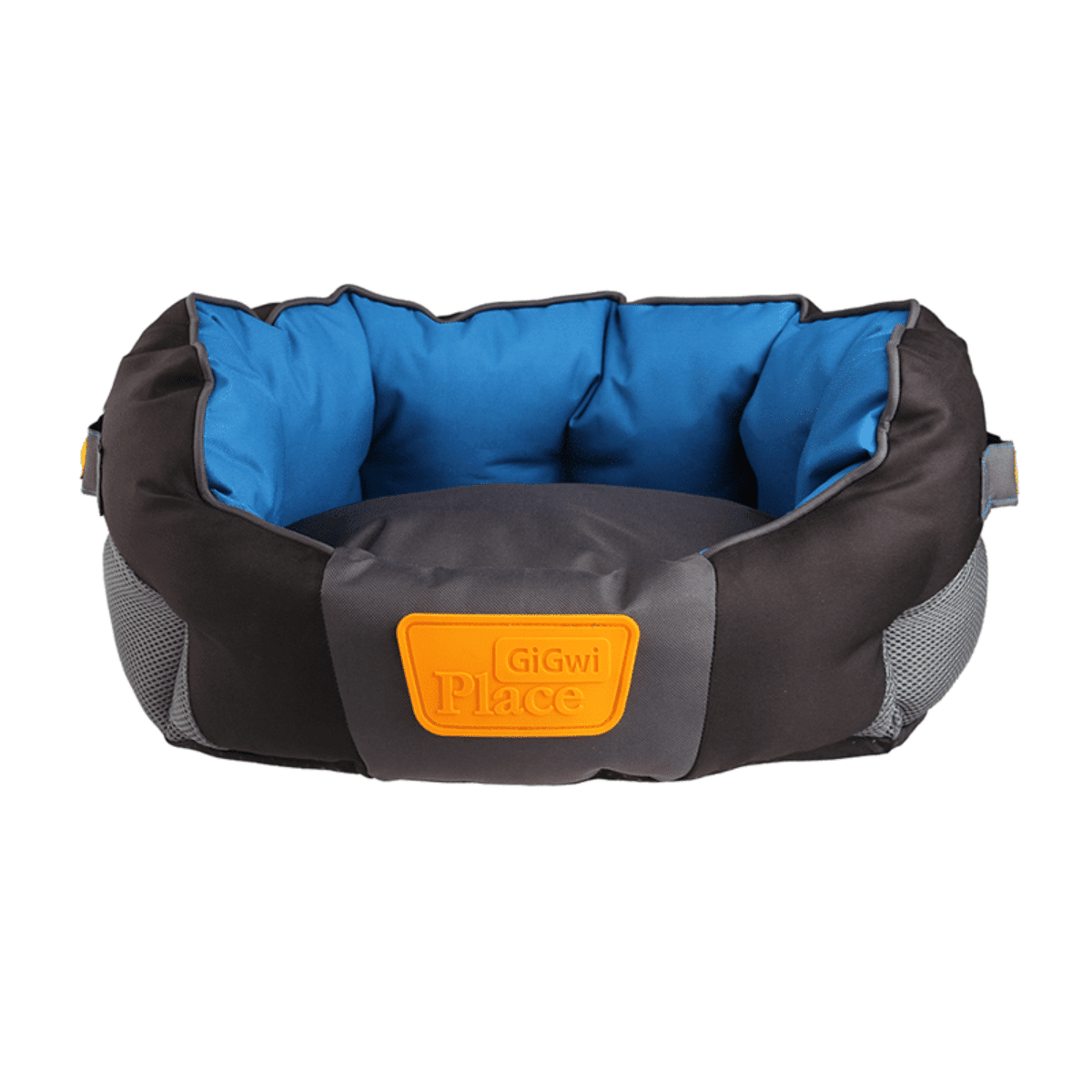 8330 Gigwi Cama Azul Gris Redonda - Talla M - Imagen 1