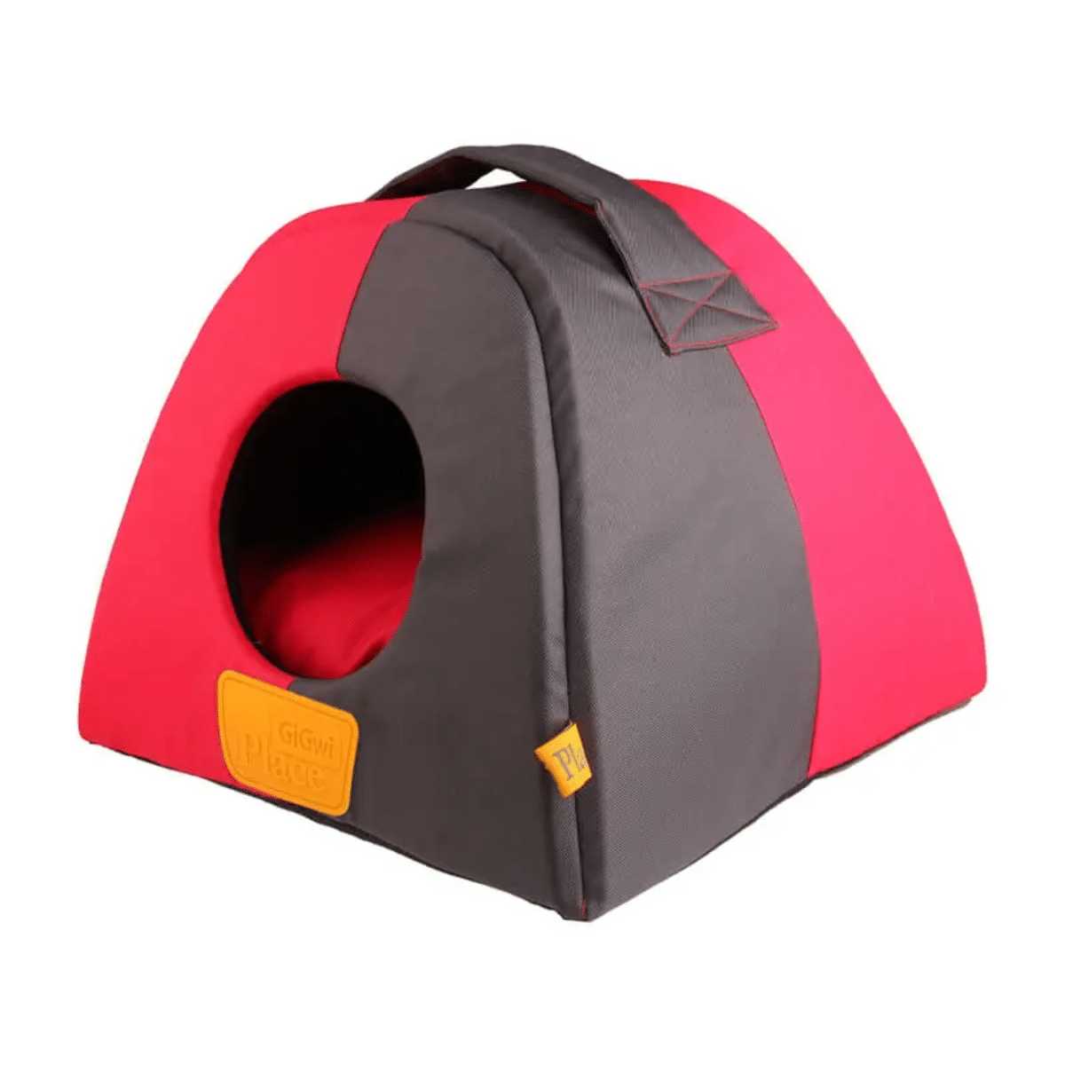 8331 Gigwi Cama Casa Gris Rosado - Talla S - Imagen 1