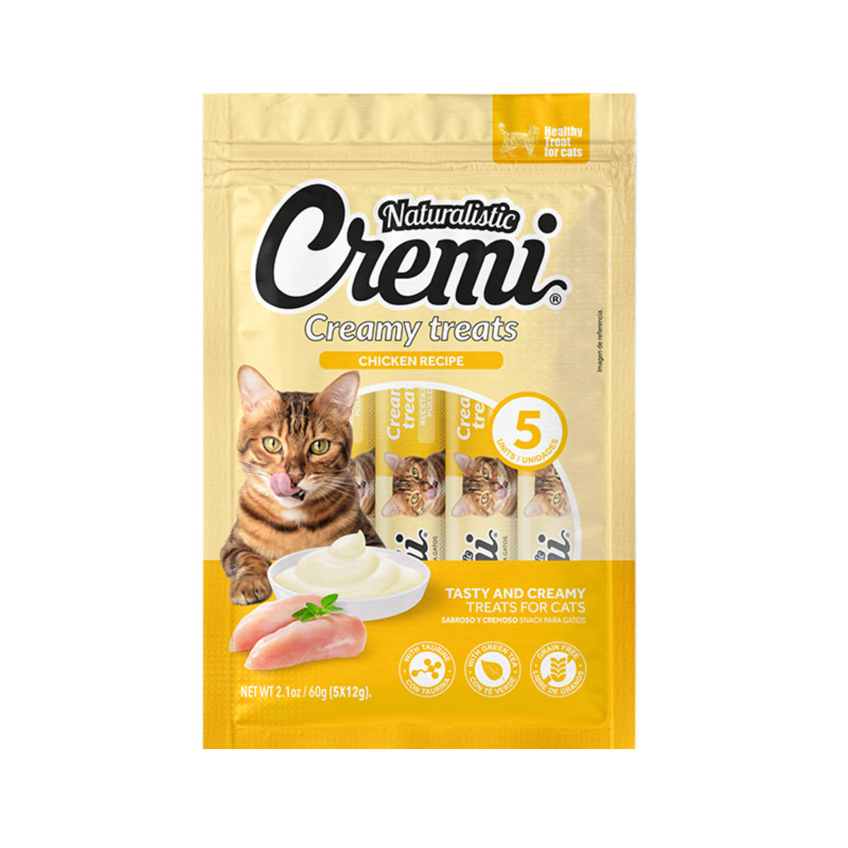 C2470 Naturalistic Cremi Pollo- 5 Tubos - Imagen 1