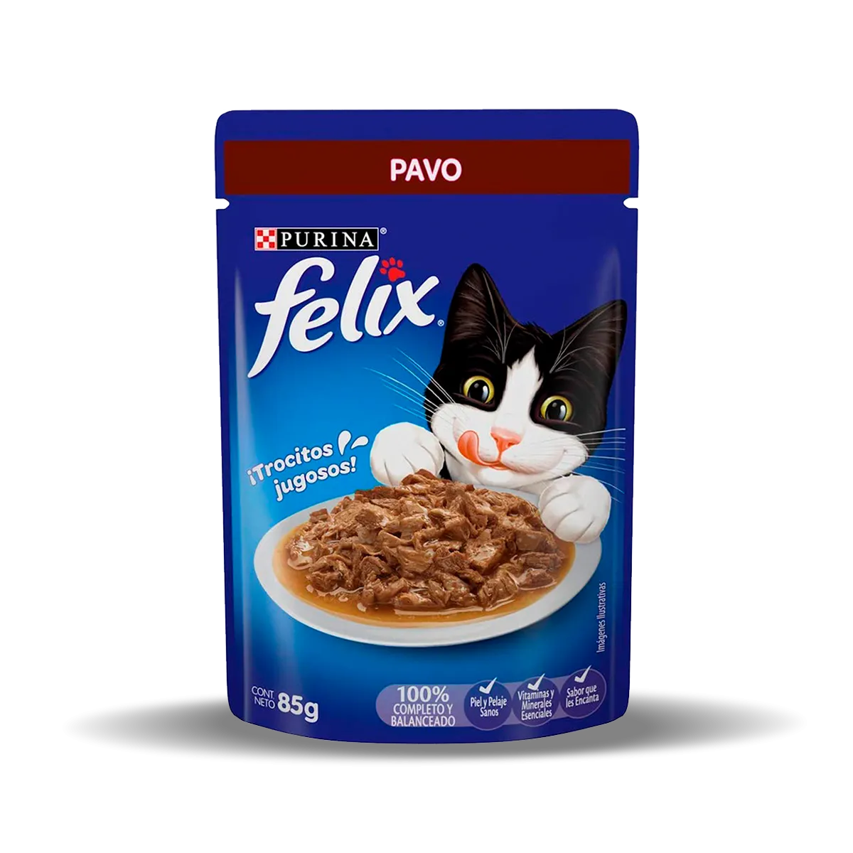 12434380 Felix Classic Con Pavo Pouch 85 Gr - Imagen 1