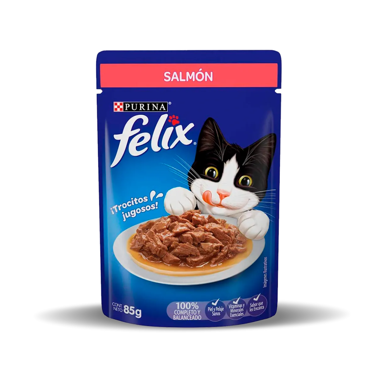 12434450 Felix Classic Con Salmon Pouch 85 Gr - Imagen 1