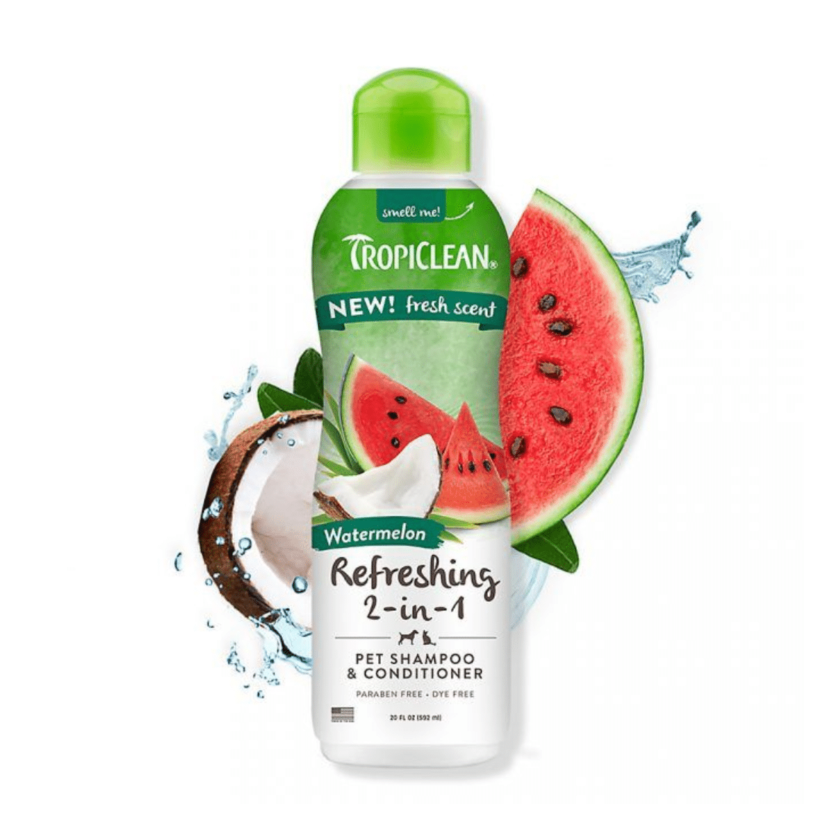 TR-118 Tropiclean Watermelon Coconut Shampoo 592 Ml - Imagen 1