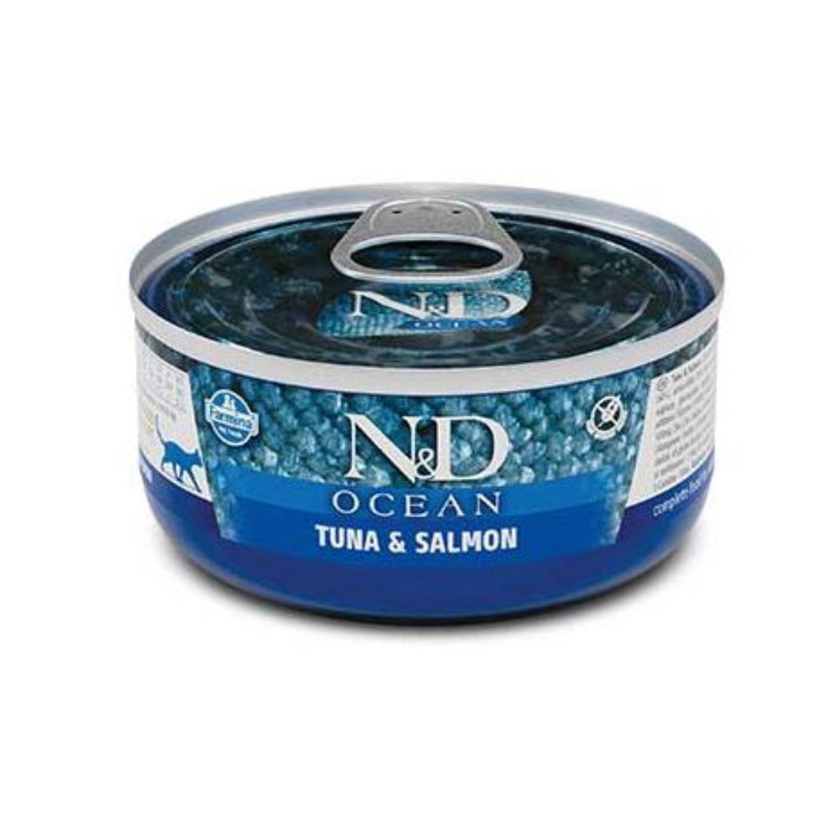 V100744 N&D Ocean Atún Y Salmón Gato Adulto - 70 Gr - Imagen 1
