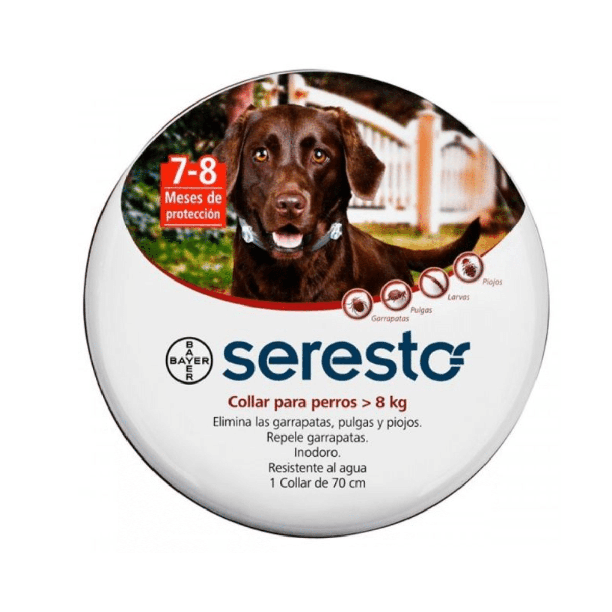 BAY071 Seresto Collar Perro Desde 8 Kg - Imagen 1
