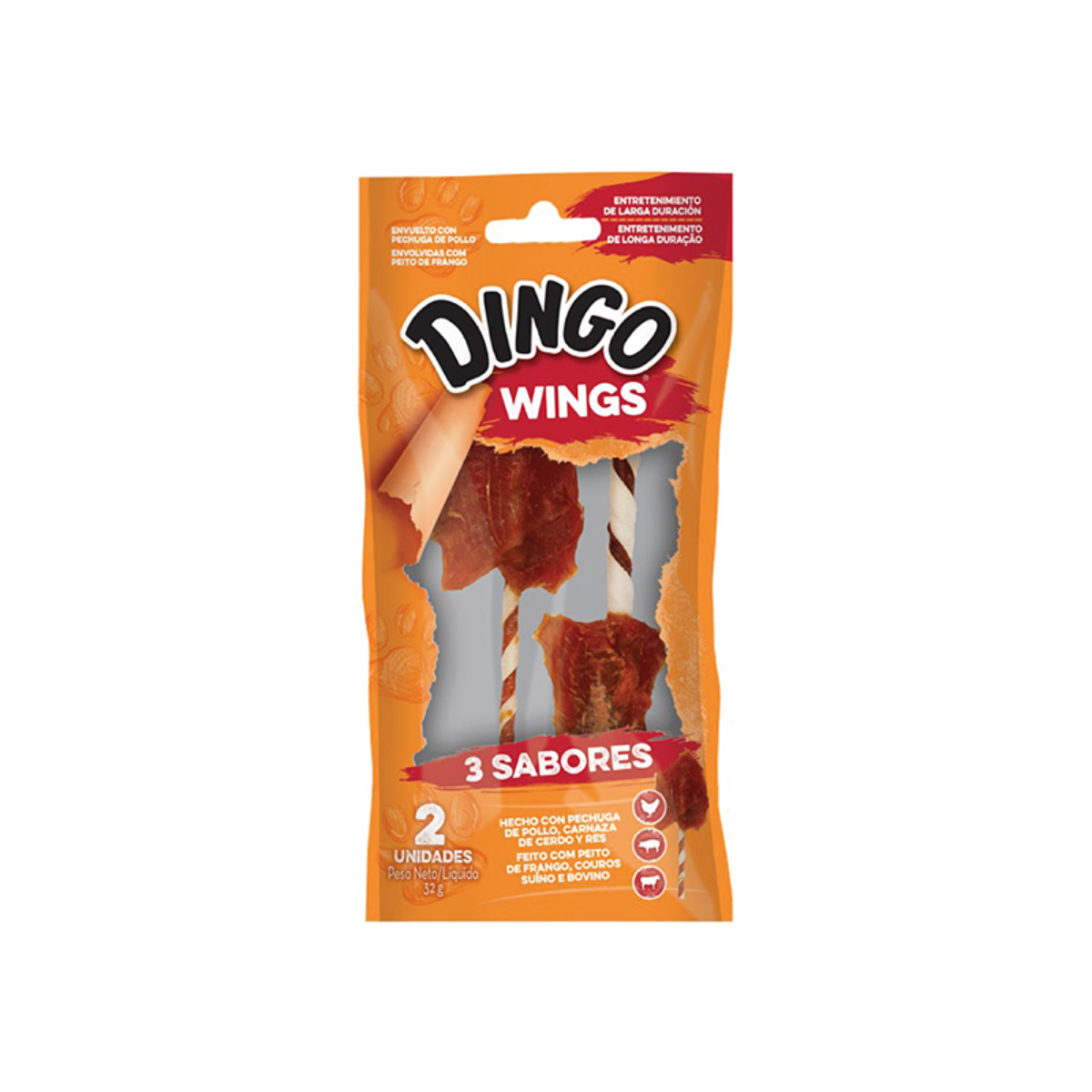 P-94564LA Dingo Triple Flavor Wings 2 Und - Imagen 1