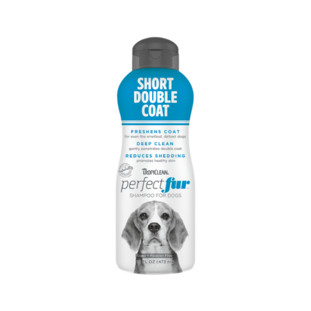 TR-110 Tropiclean Shampoo Perfect Fur Short Double Coat 473Ml - Imagen 1