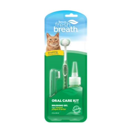 TropiClean Fresh Breath Oral Care Kit para Gatos en balustore.cl
