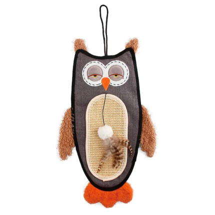 GIGWI JOYFUL SPACE CAT SCRATCHER EN BALUSTORE.CL