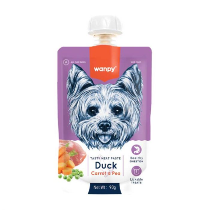 WANPY TASTY MEAT PASTA DE PATO PARA PERROS 90 GR