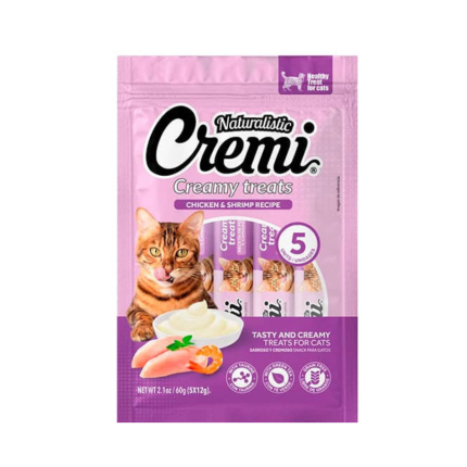 NATURALISTIC CREMI POLLO CON CAMARONES 5 TUBOS