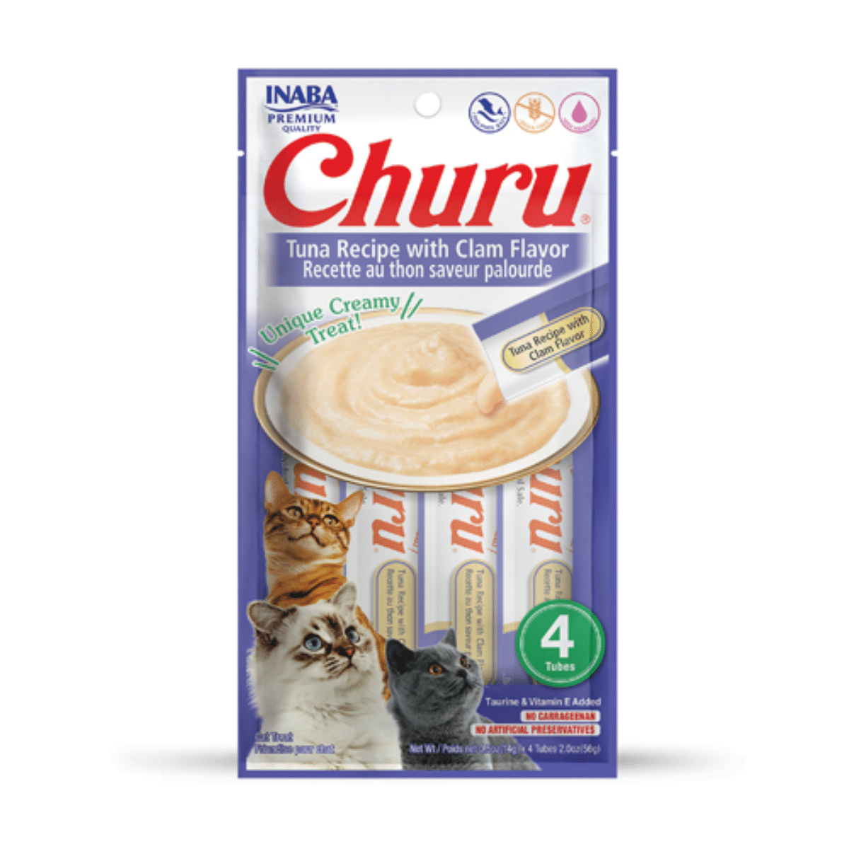 CHURU ATÚN CON ALMEJA – 4 TUBOS CHURU ATÚN CON ALMEJA - 4 TUBOS