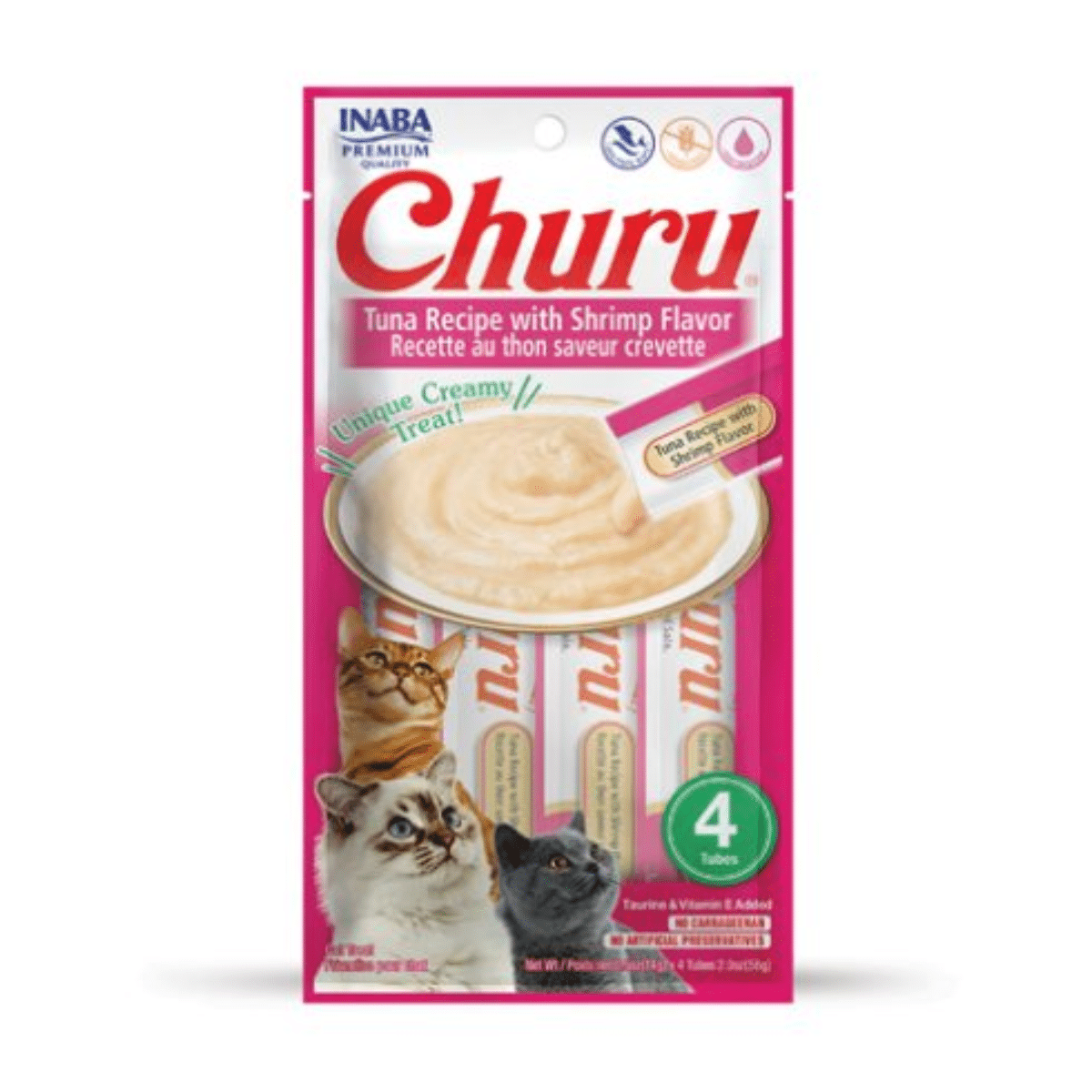 CHURU ATÚN CON CAMARÓN – 4 TUBOS CHURU ATÚN CON CAMARÓN - 4 TUBOS