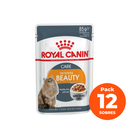 ROYAL CANIN INTENSE BEAUTY GATO ADULTO - PACK 12 SOBRES