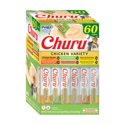 CHURU POLLO VARIEDAD - 60 TUBOS
