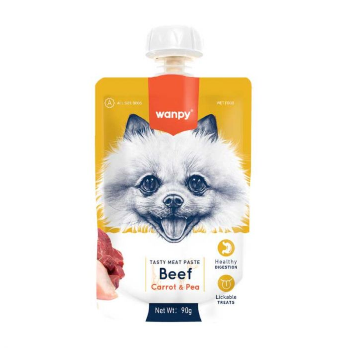 WANPY TASTY MEAT PASTA DE CARNE 90 GR WANPY TASTY MEAT PASTA DE CARNE 90 GR