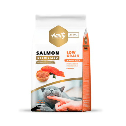 AMITY SALMÓN GATO ADULTO ESTERILIZADO 2 KG