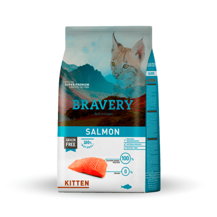 BRAVERY SALMON KITTEN 2 KG