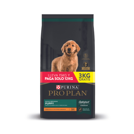 PRO PLAN PUPPY RAZA MEDIANA 12 KG + 3 KG