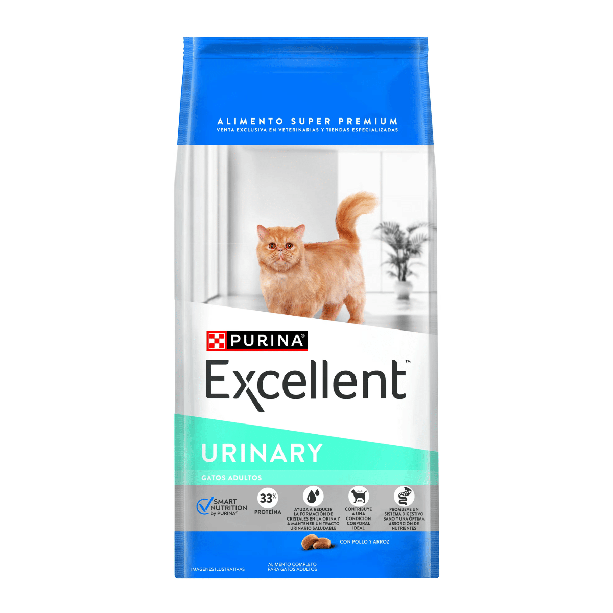 2 Purina Excellent Gato Adulto Urinario 7,5 Kg - Imagen 1
