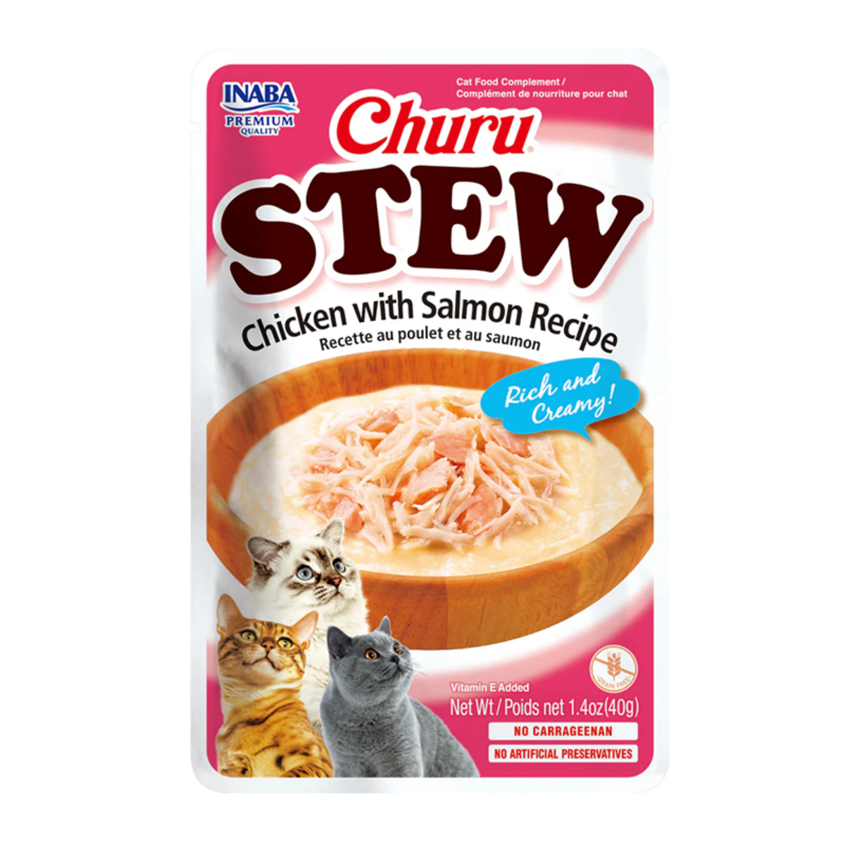 V101146 Churu Stew Pollo Con Salmón 40 Gr - Imagen 1
