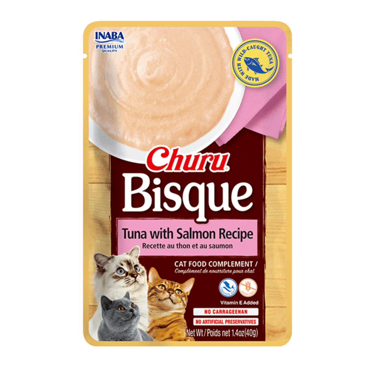 V101149 Churu Bisque Atún Con Salmón 40 Gr - Imagen 1