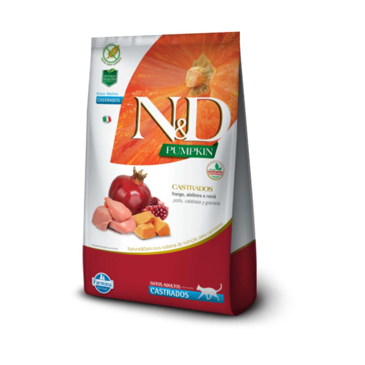 2 N&D Pumpkin Pollo Gato Castrado 1,5 Kg - Imagen 1