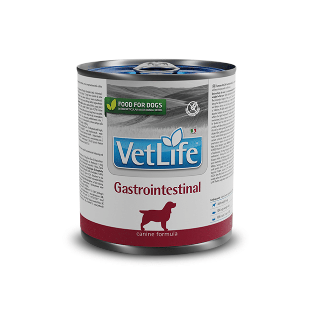 V100825 Vet life Perro Gastrointestinal Lata 300 Gr - Imagen 1