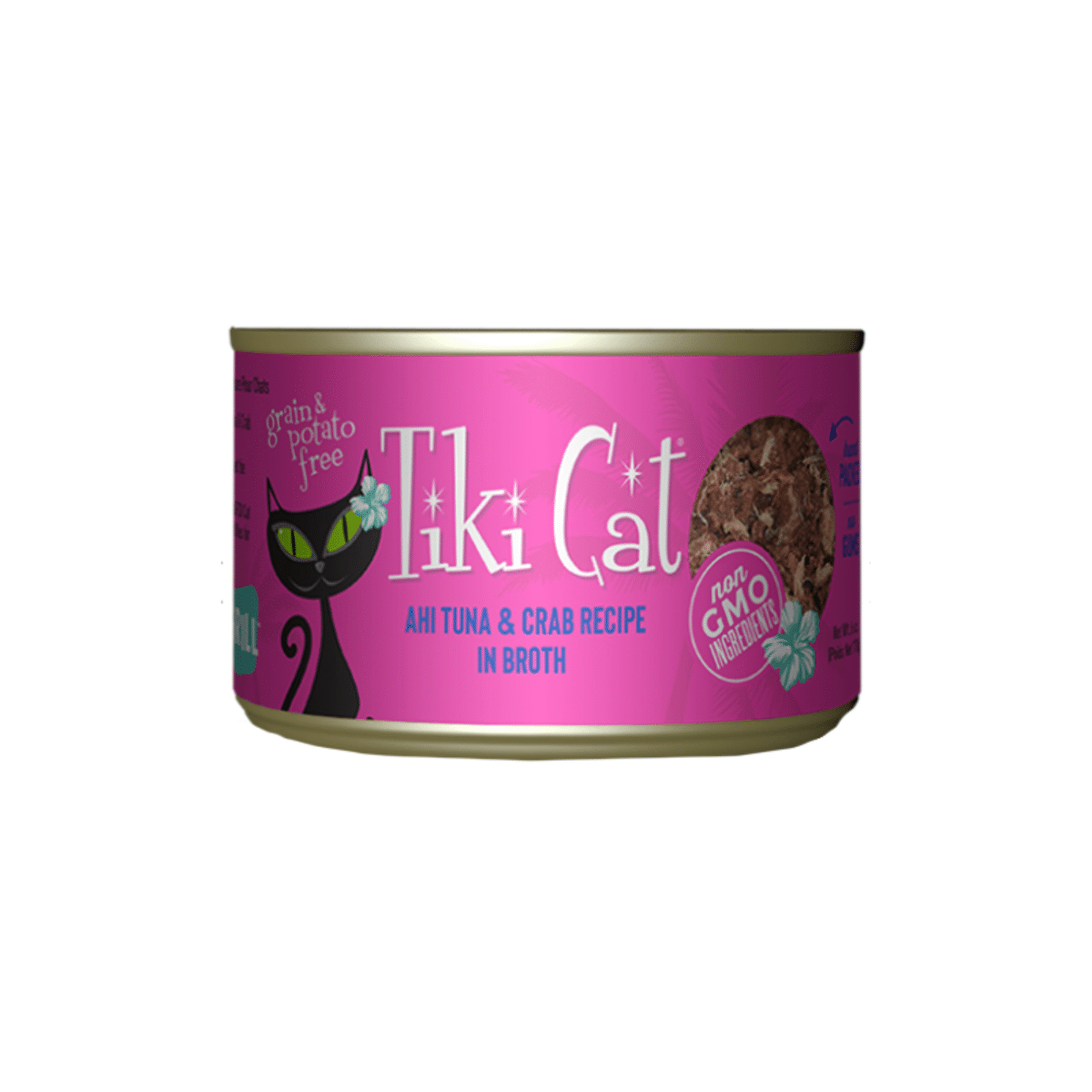 81573 Tiki Cat Hana Grill Ahi Tuna y Crab Lata 80 Gr - Imagen 1