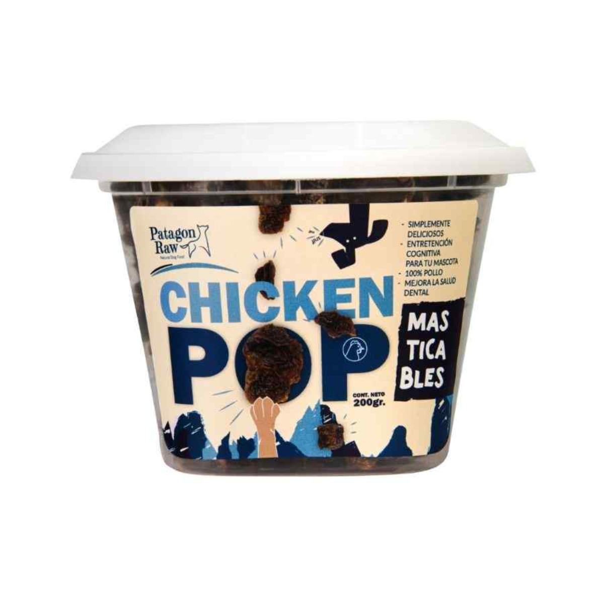 PRW-PPP Patagon Raw Pop Pollo 200 Gr - Imagen 1
