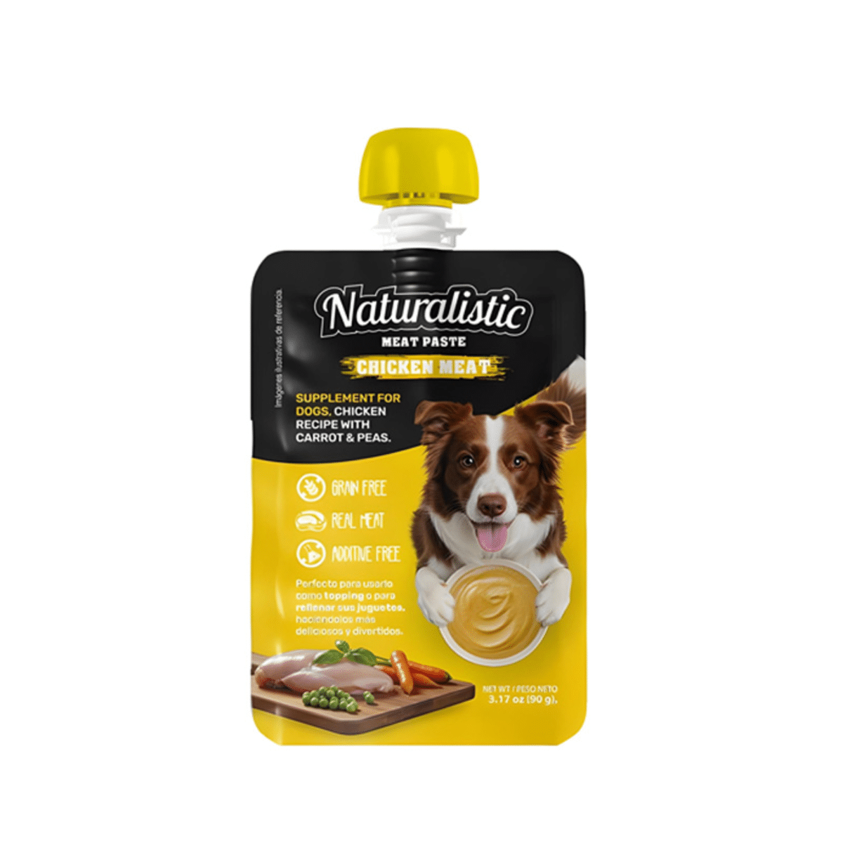 C2753 NATURALISTIC MEAT PASTA CHICKEN MEAT 90 GR - Imagen 1