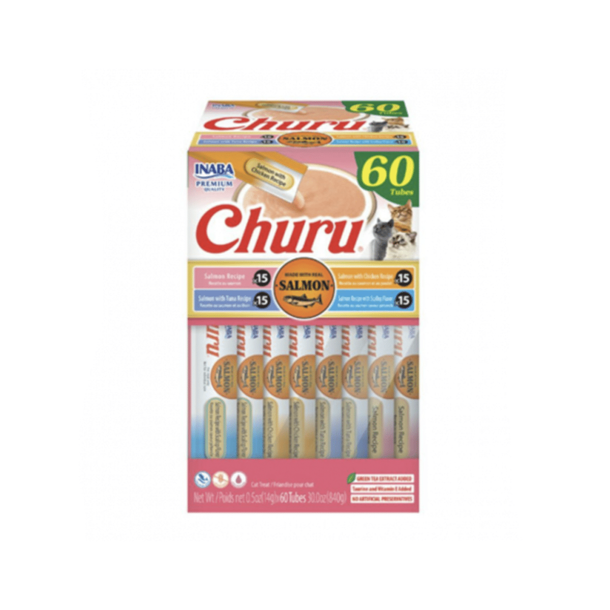USA683 Churu Salmón Variedades - 60 Tubos - Imagen 1